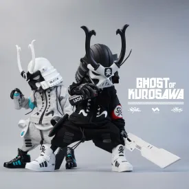 1:8 GHOST OF KUROSAWA ACTION FIGURES 8" 2GO Series #2 Kurosawa Original Black   Kurosawa White Ghost