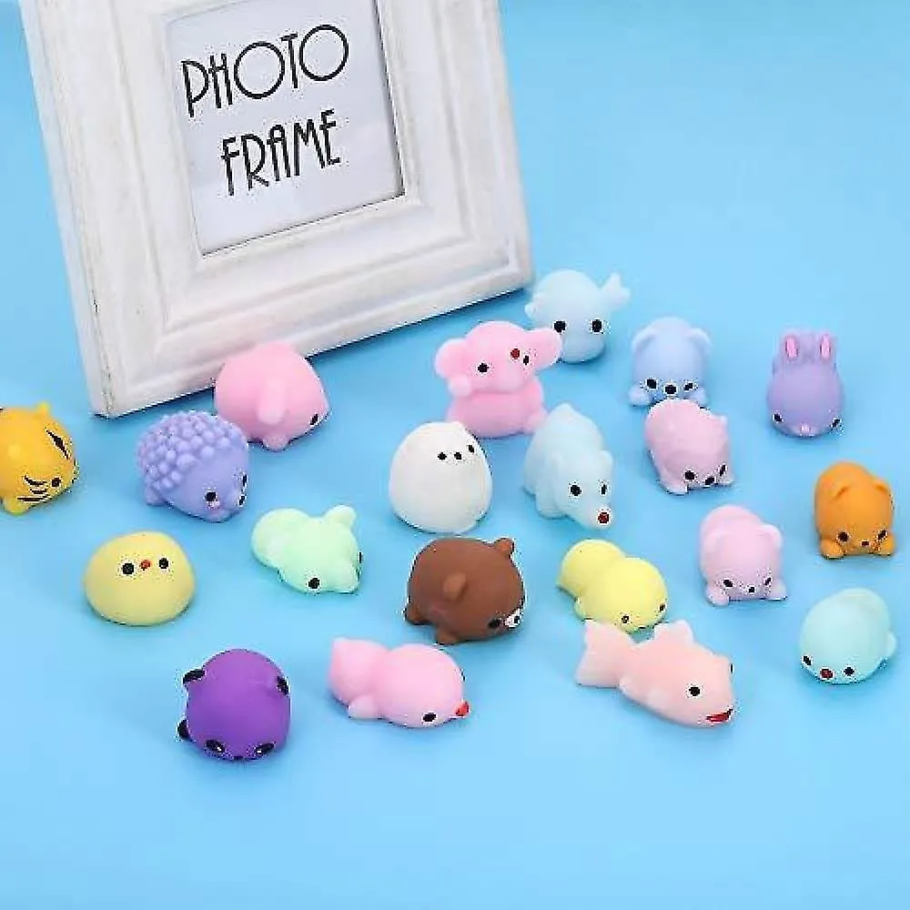 36pcs Squishies Squishy Toy 24pcs Party Favors For Kids Mochi Squishy Toy Moji Kids Party Favors Mini Kawaii Squishies