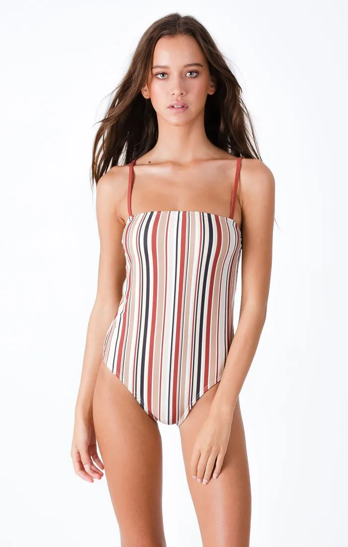 Afends Womens Joni Stripe One Piece - One Piece Swimsuit