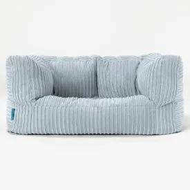 Albert Kids Sofa Bean Bag 2-6 yr - Cord Baby Blue