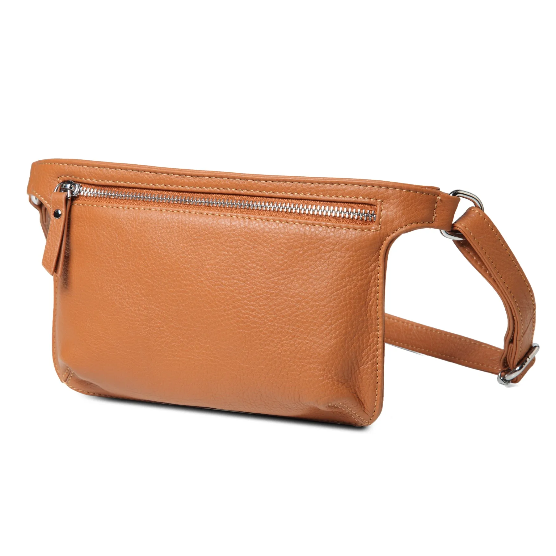 Arlette Leather Waist Bag / Belt Bag - Brown