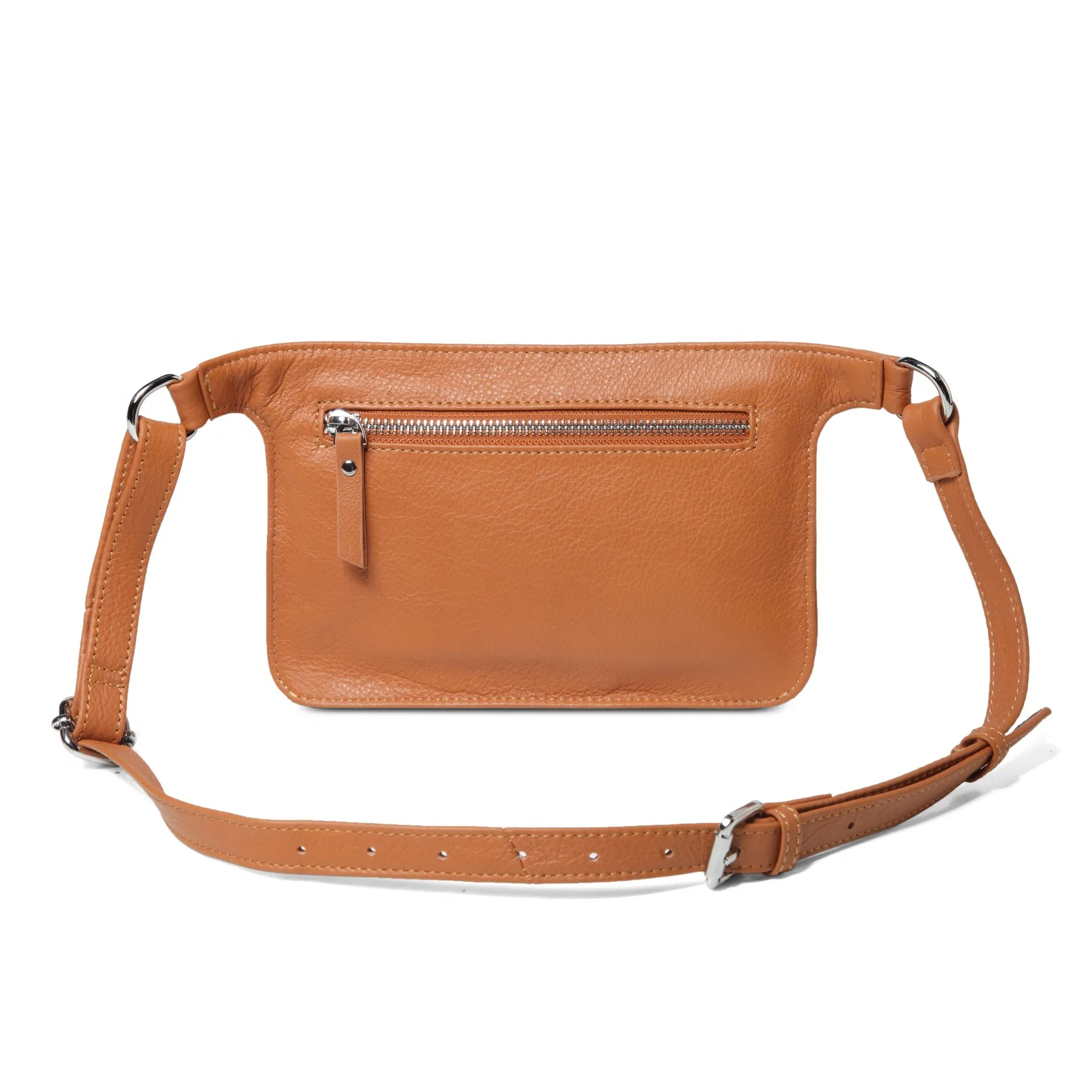 Arlette Leather Waist Bag / Belt Bag - Brown