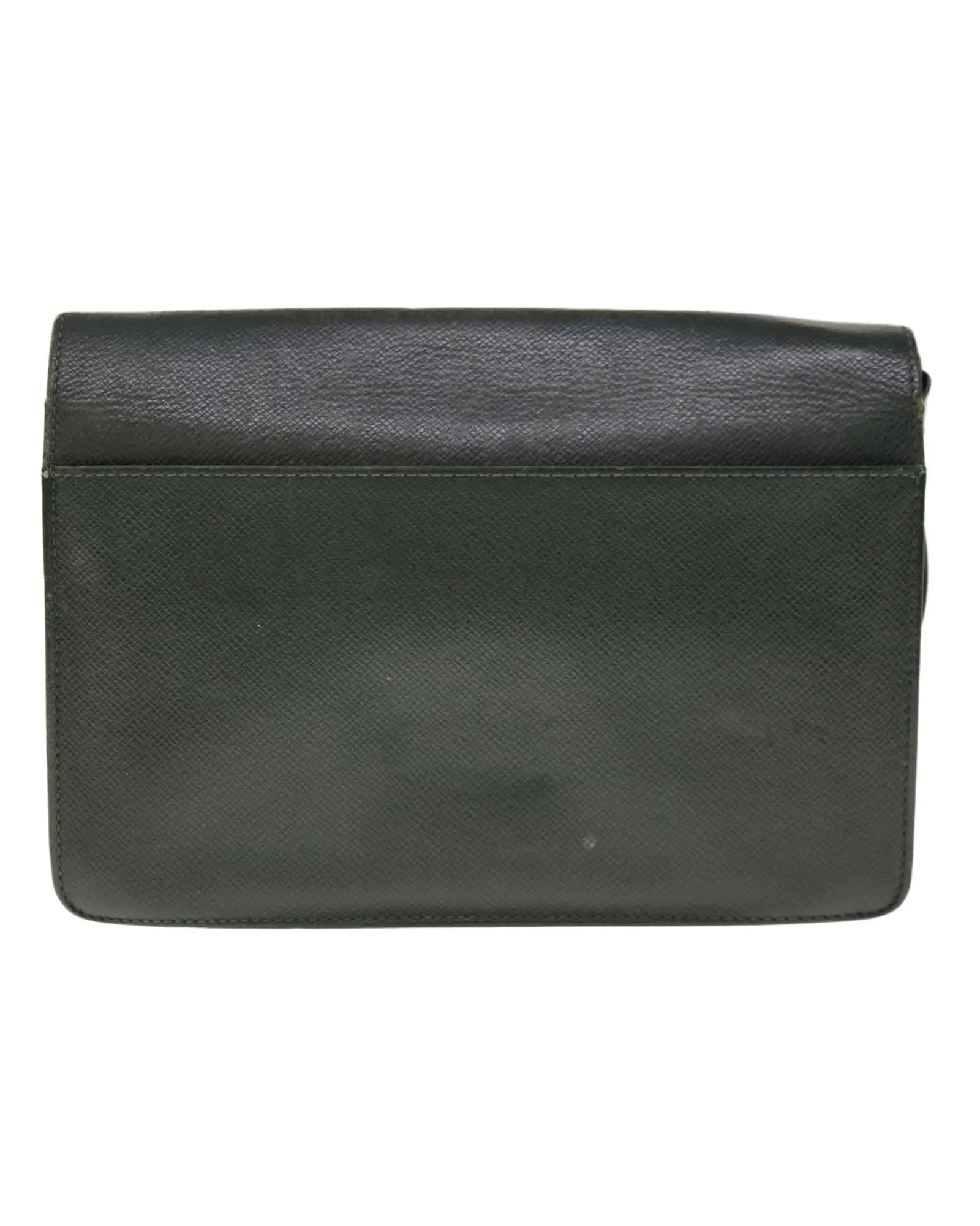 Authentic Taiga Leather Clutch Bag in Epicea Color