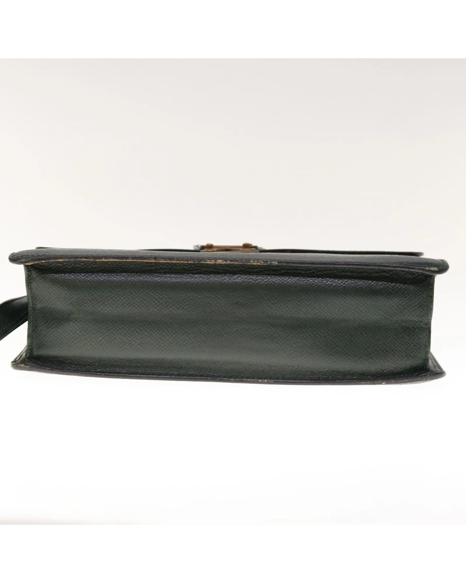 Authentic Taiga Leather Clutch Bag in Epicea Color