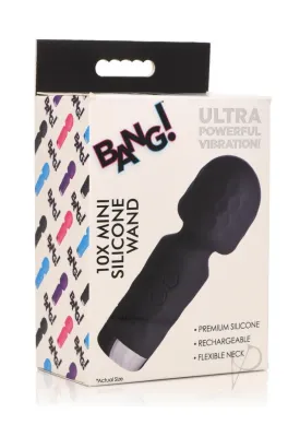 Bang 10x Mini Silicone Wand Black