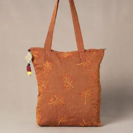 Brown - Chandi Maati Tagai Work Tote Bag