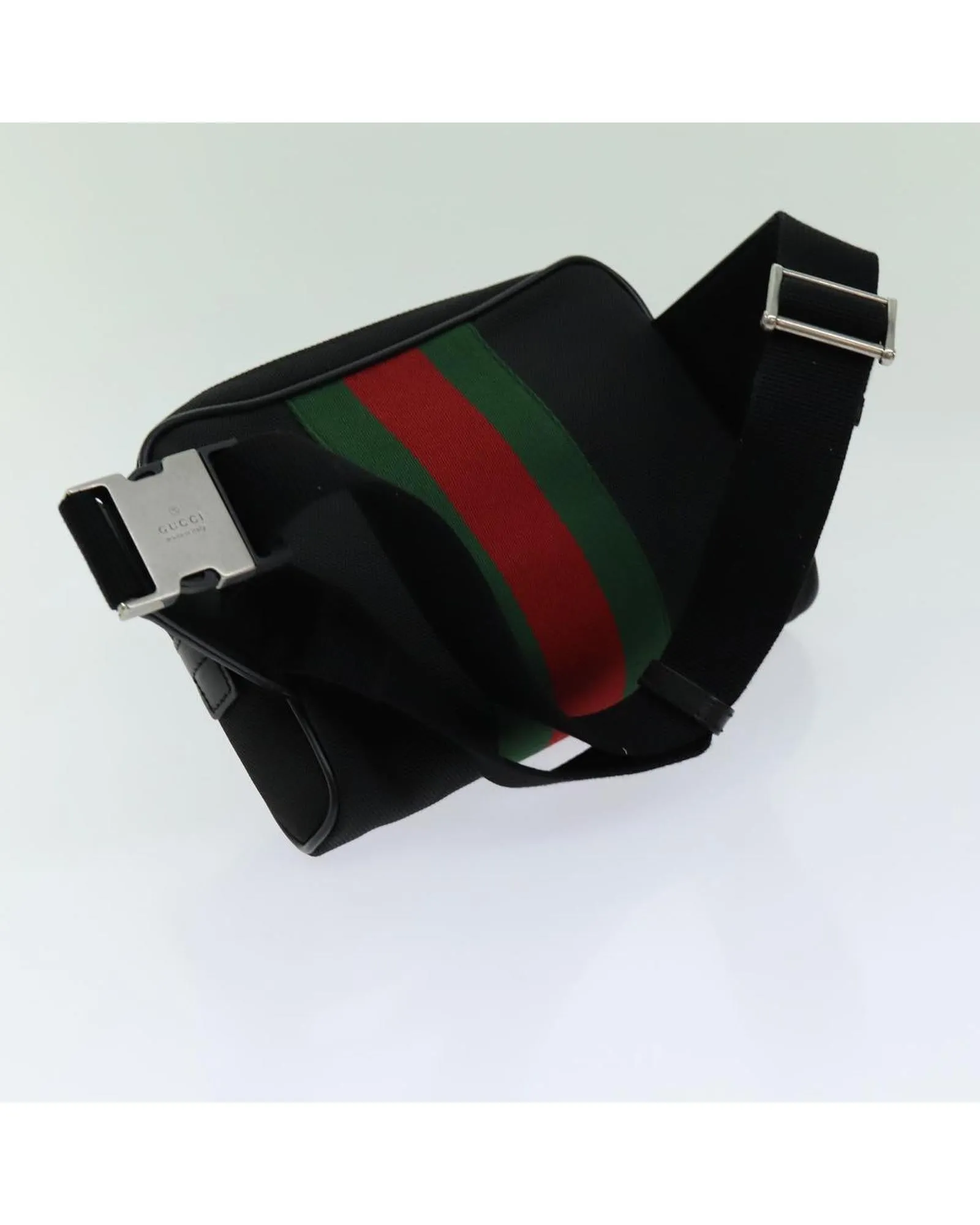 Canvas Waist Bag with Signature GUCCI Web Design