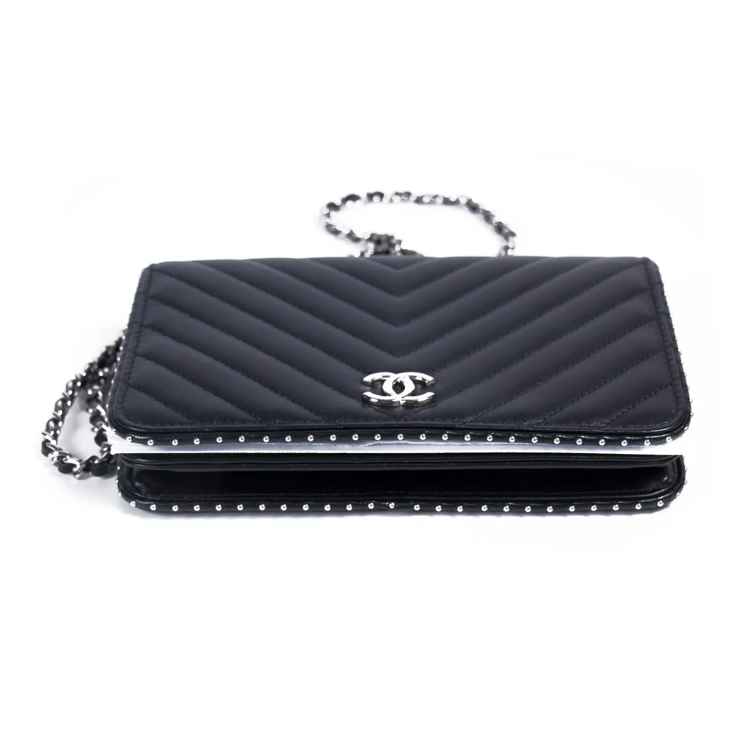 Chanel Studded Wallet on Chain