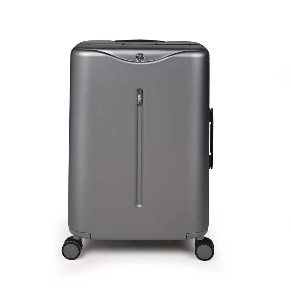 Charcoal Grey Ride-On Trolley Check-In Luggage 24 Inches