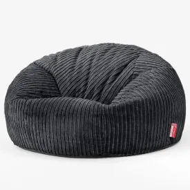 Classic Sofa Bean Bag - Cord Black