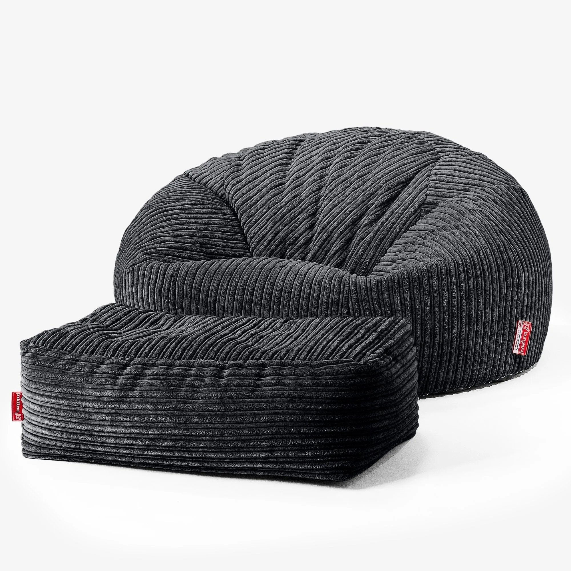 Classic Sofa Bean Bag - Cord Black