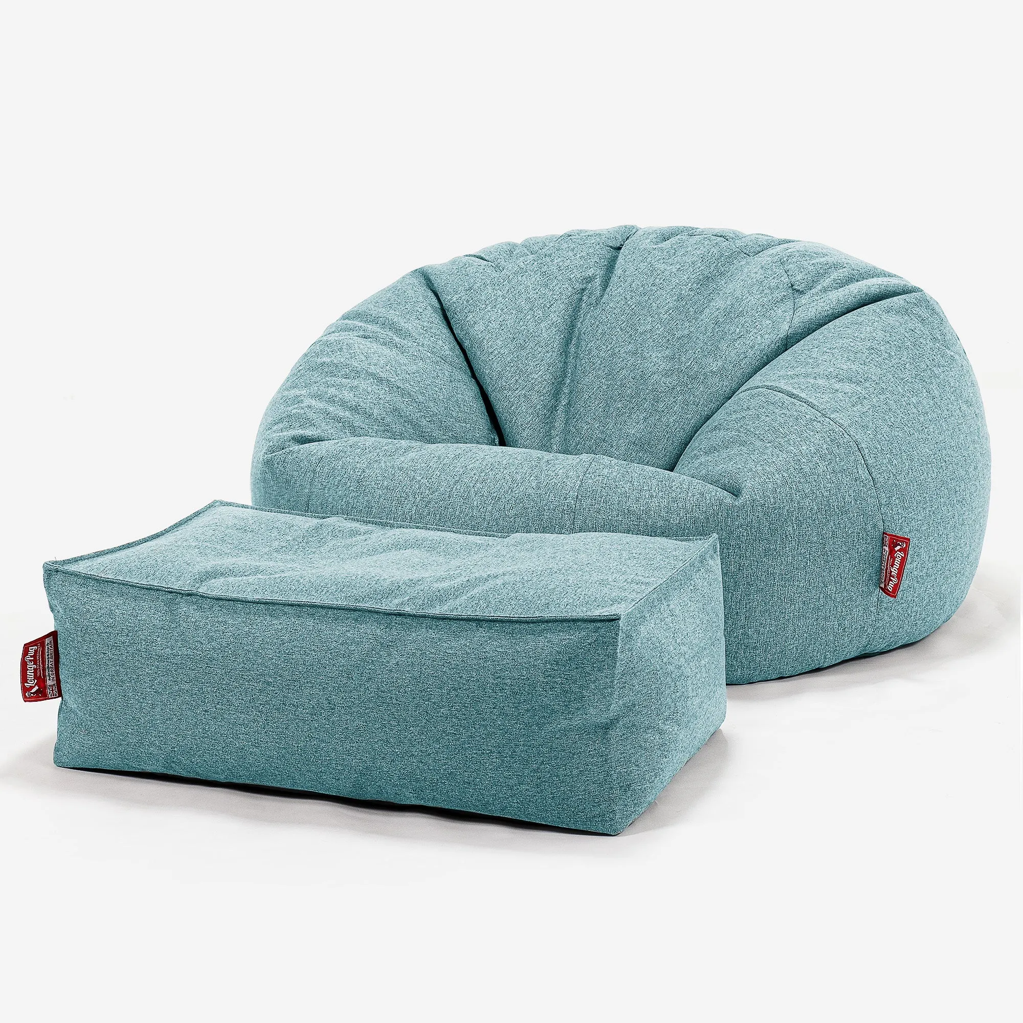 Classic Sofa Bean Bag - Interalli Wool Aqua