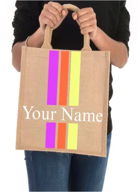 Customized (Your Name)Jute Bag