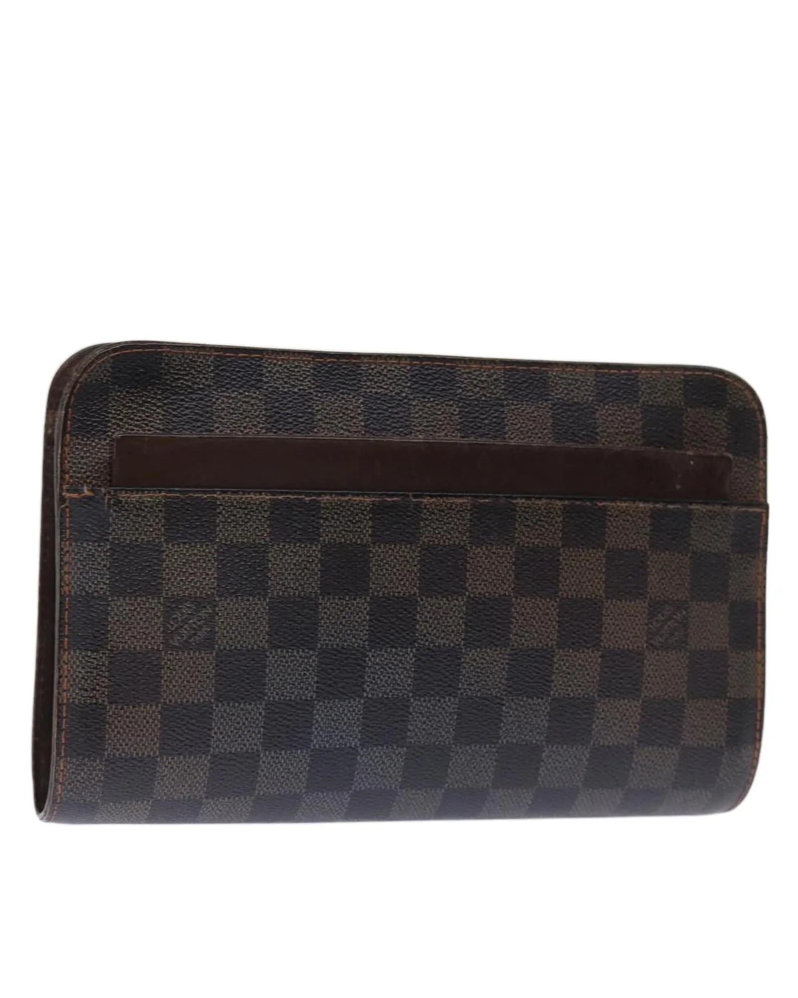 Damier Ebene Clutch Bag with Accessories - CD Rank