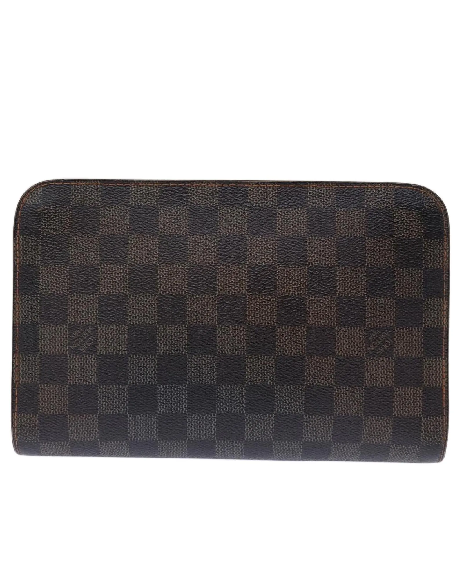 Damier Ebene Clutch Bag with Accessories - CD Rank