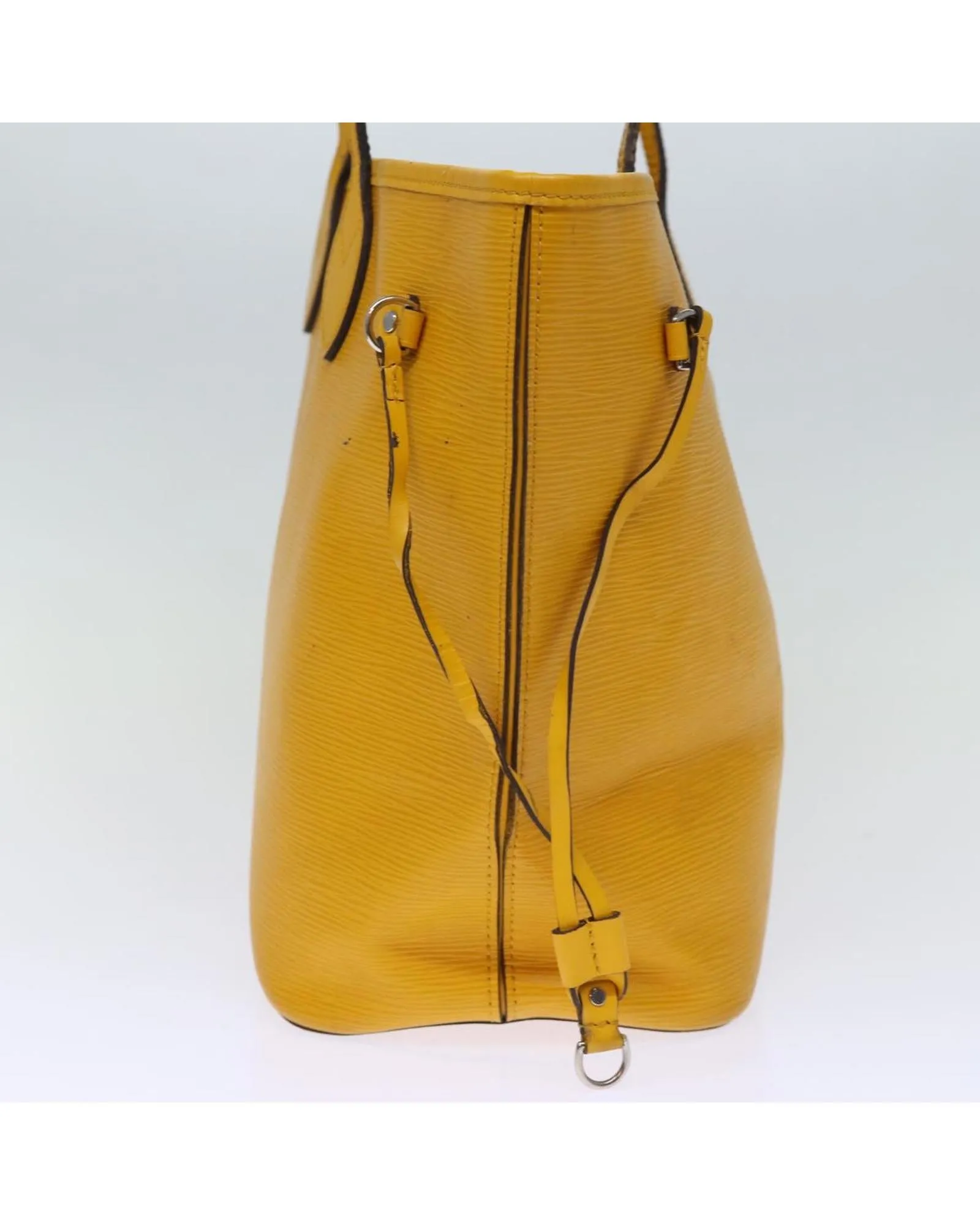 Epi Leather Tote Bag with Pouch and Accessories