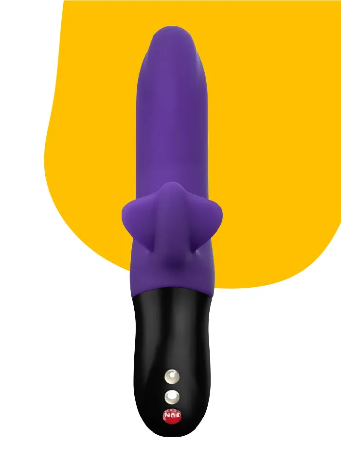 Fun Factory BI STRONIC FUSION Thrusting Rabbit Vibrator with free toy bag!