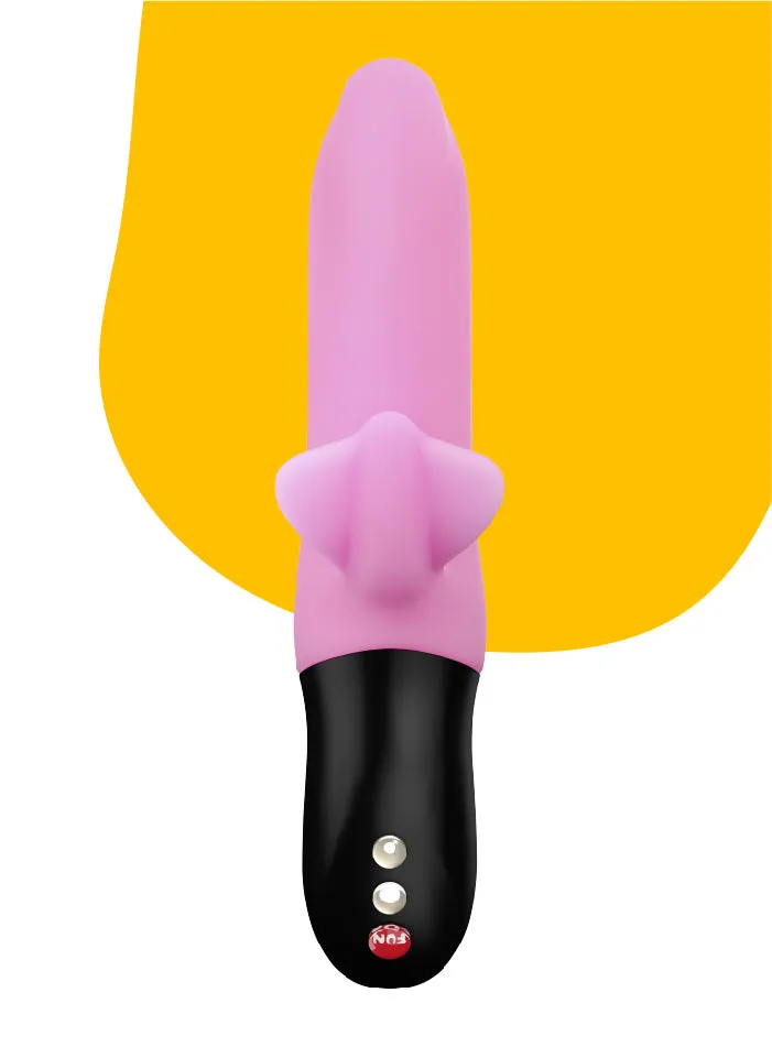 Fun Factory BI STRONIC FUSION Thrusting Rabbit Vibrator with free toy bag!