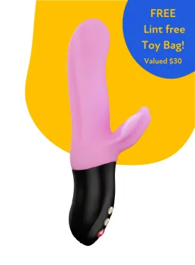 Fun Factory BI STRONIC FUSION Thrusting Rabbit Vibrator with free toy bag!