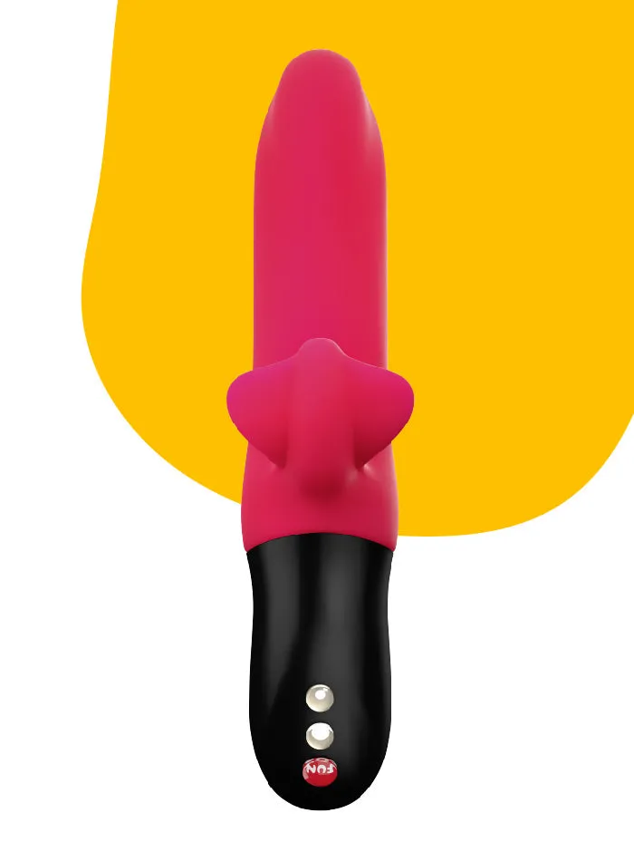 Fun Factory BI STRONIC FUSION Thrusting Rabbit Vibrator with free toy bag!