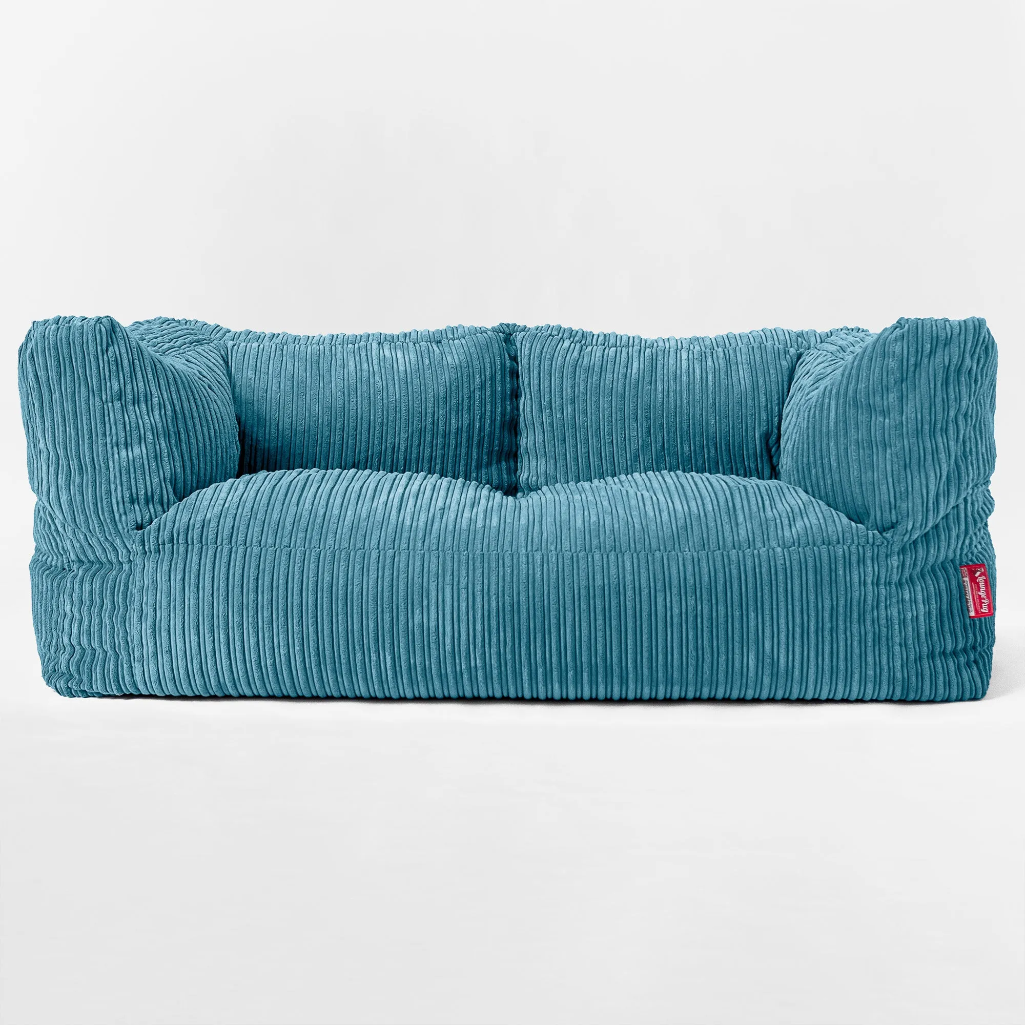 Kids Giant Albert Sofa 2 Seater 3-14 yr - Cord Aegean Blue