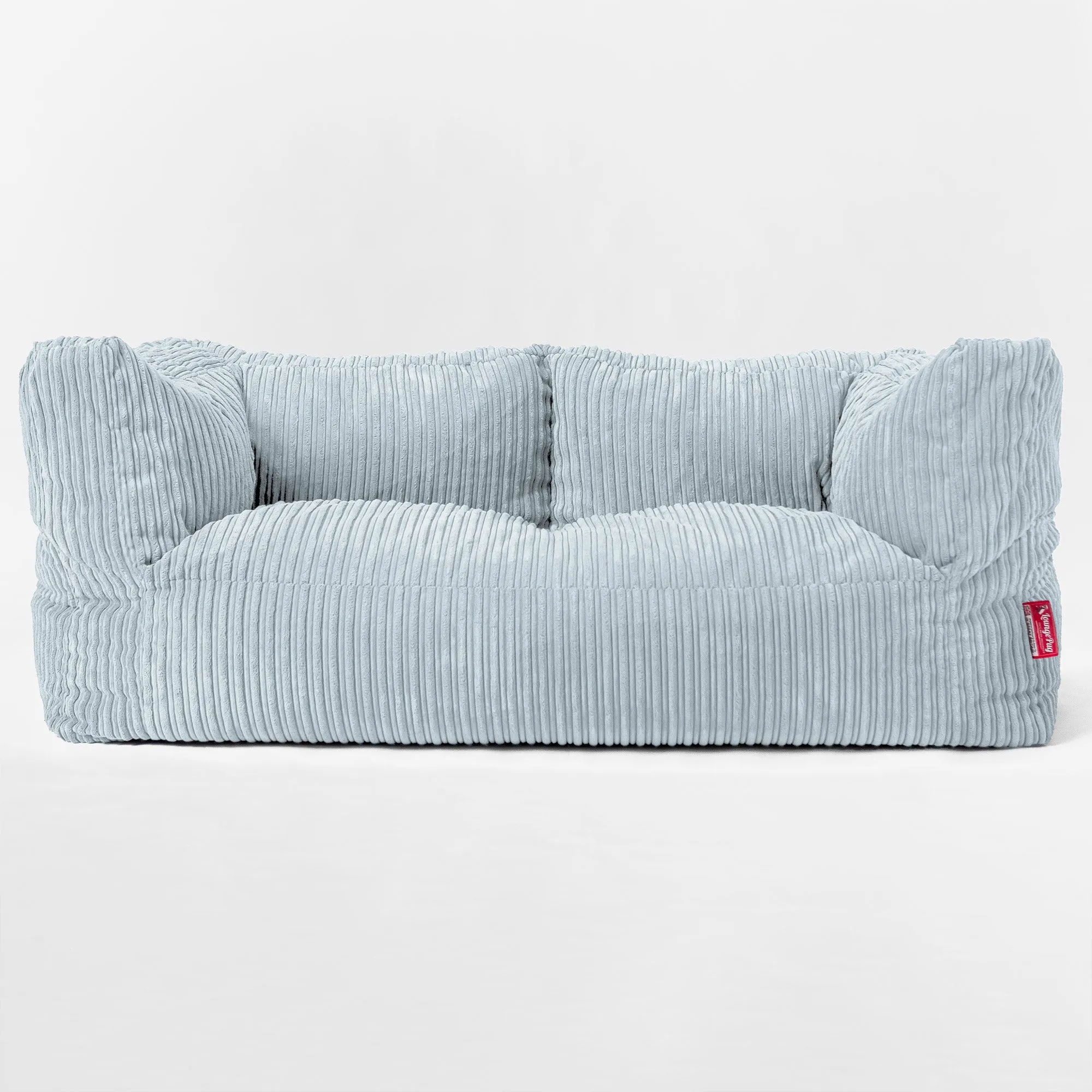 Kids Giant Albert Sofa 2 Seater 3-14 yr - Cord Baby Blue