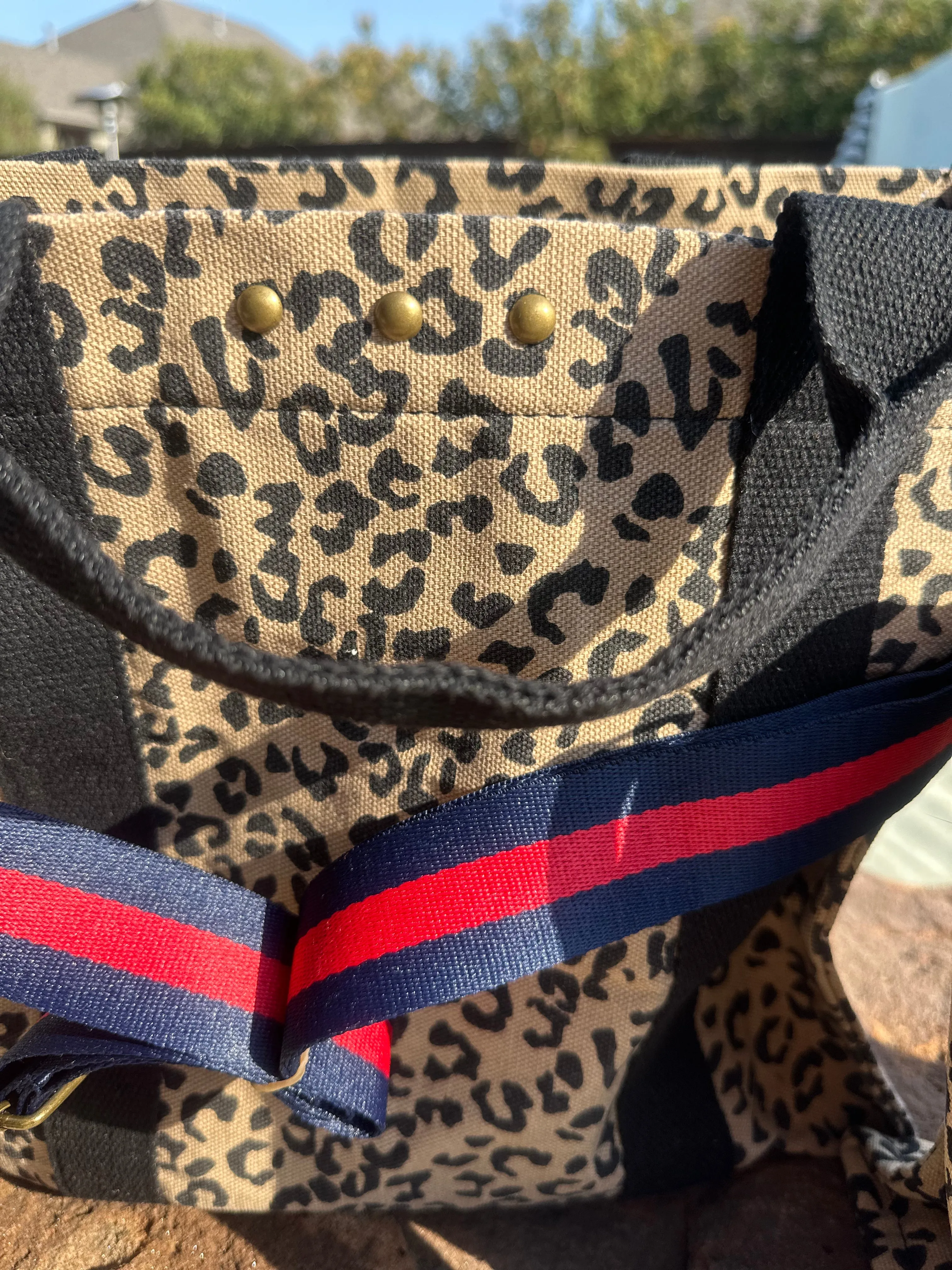 Leopard Crossbody Tote (2 Sizes)