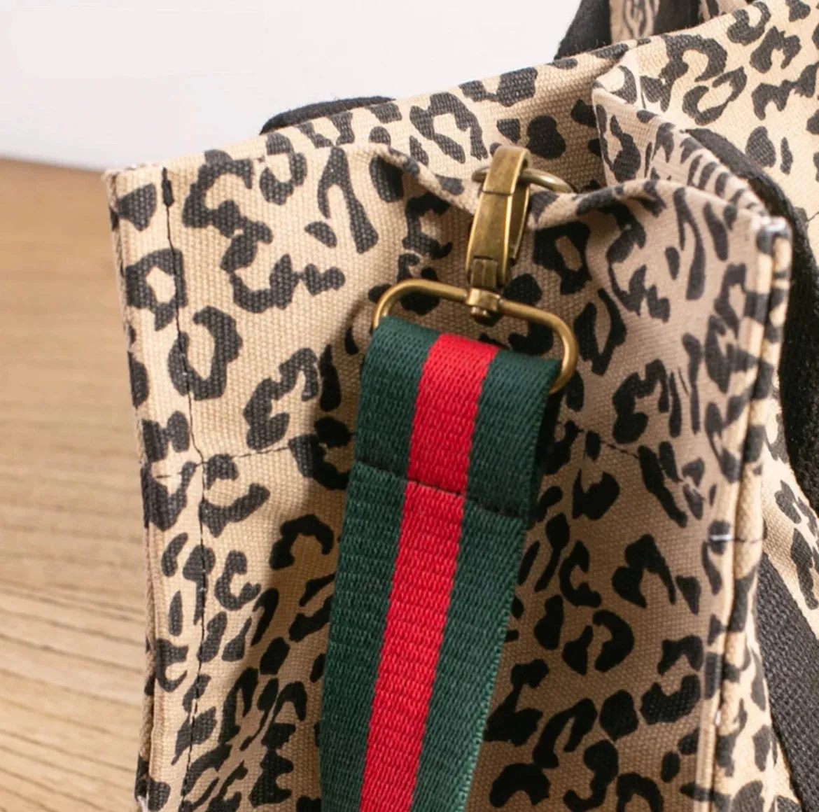 Leopard Crossbody Tote (2 Sizes)