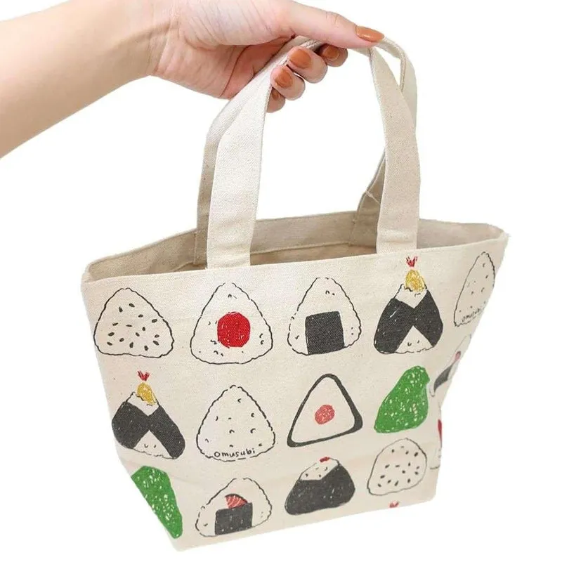 Mini Tote Bag Onigiri Rice Bowl