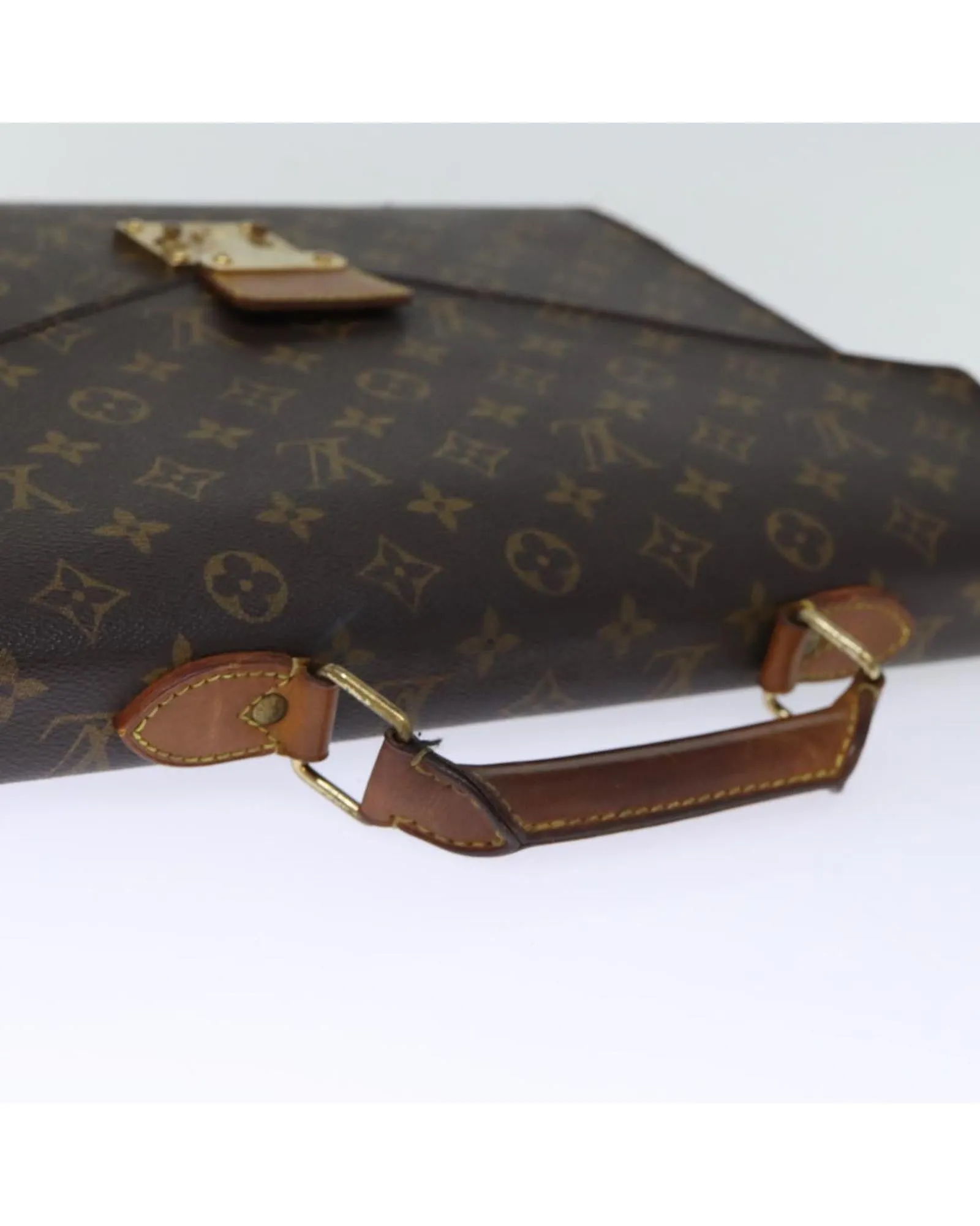 Monogram Canvas Briefcase with Accessories and French Craftsmanship