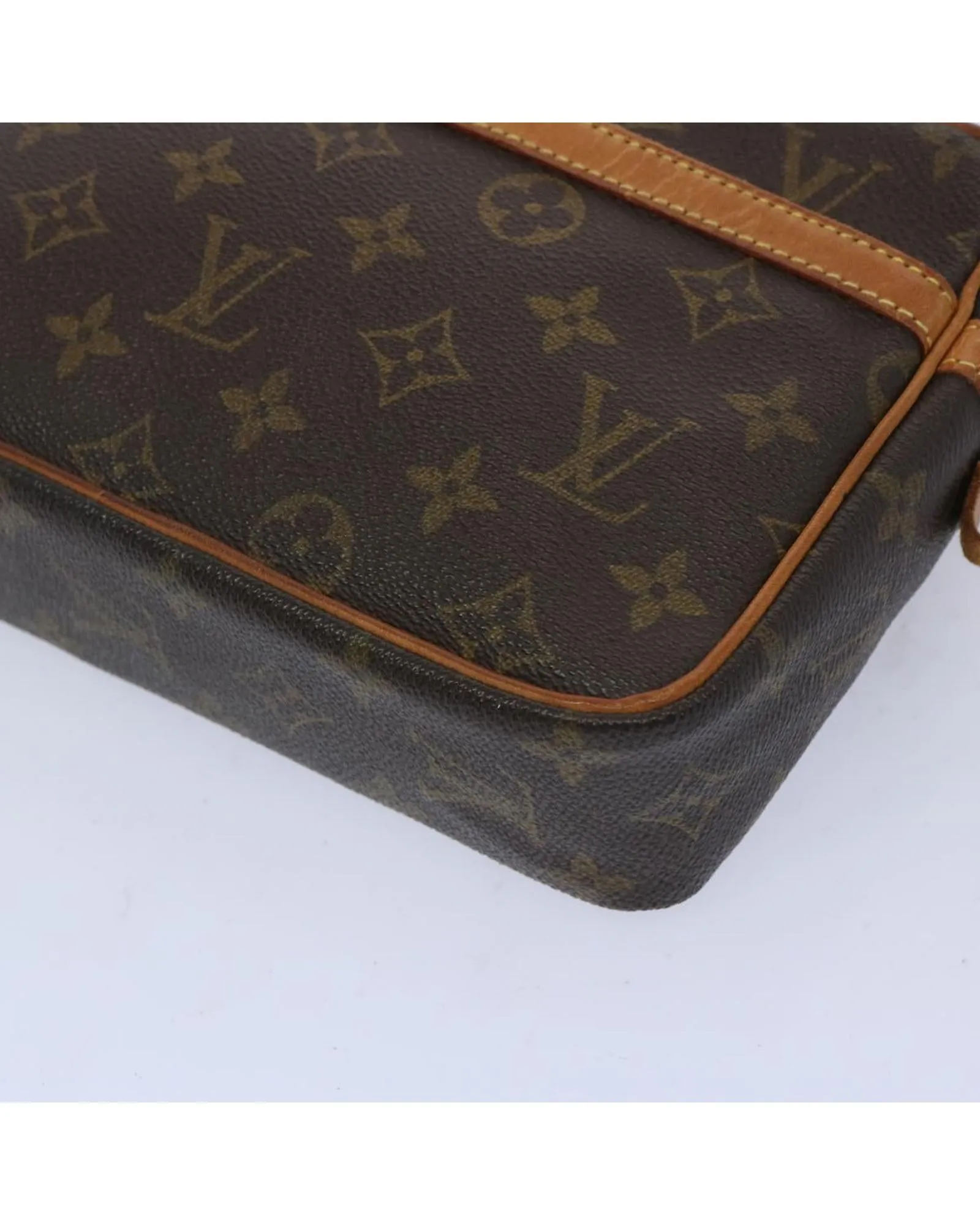 Monogram Canvas Clutch Bag with Accessories - Authentic LV Item Made in France Rank C