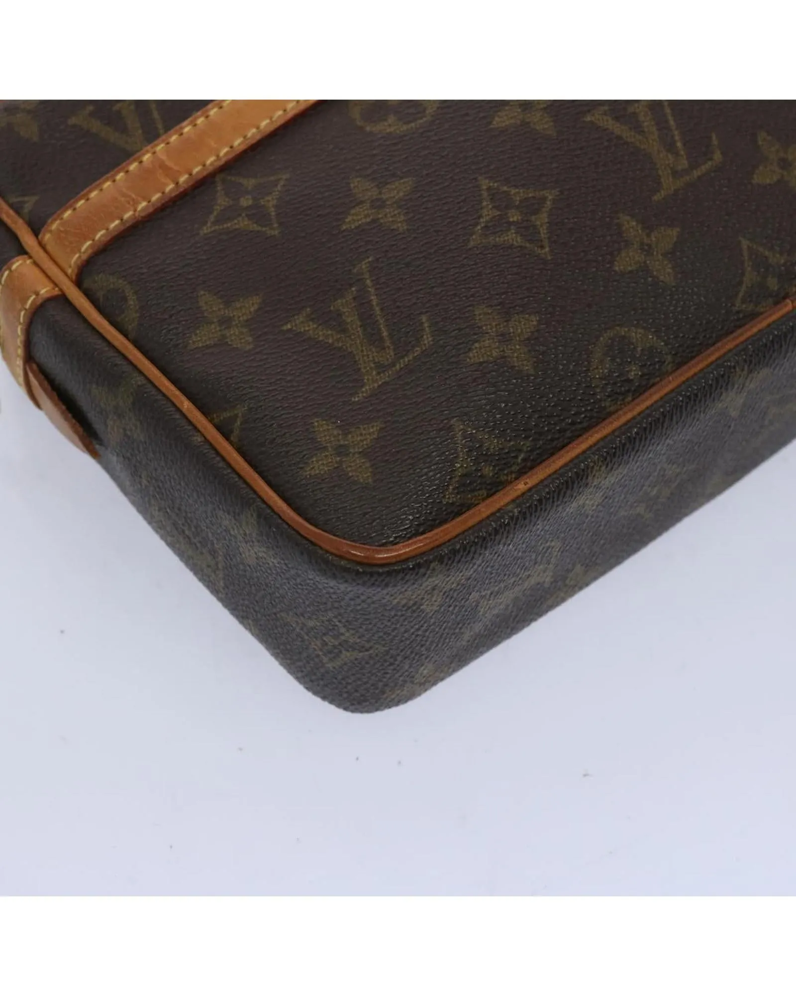 Monogram Canvas Clutch Bag with Accessories - Authentic LV Item Made in France Rank C