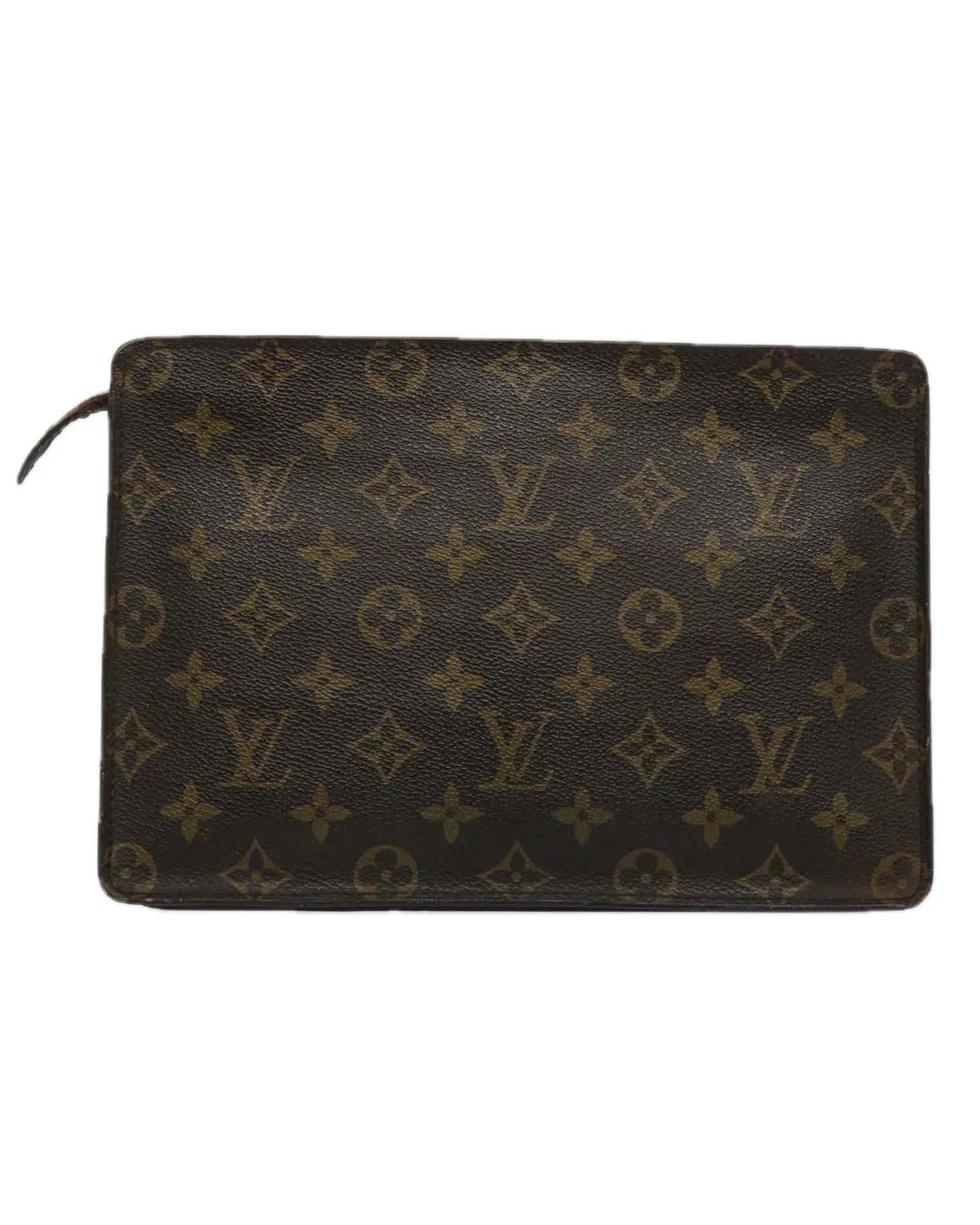 Monogram Canvas Clutch Bag with Accessories