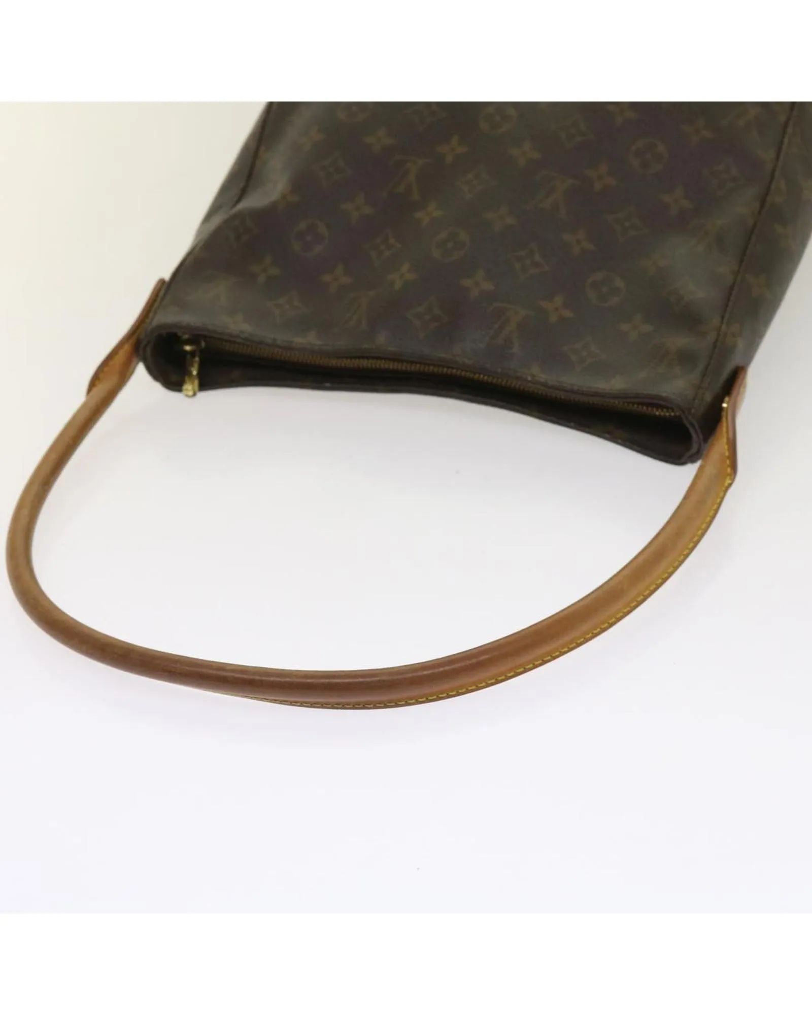 Monogram Canvas Shoulder Bag with 11-inch Drop