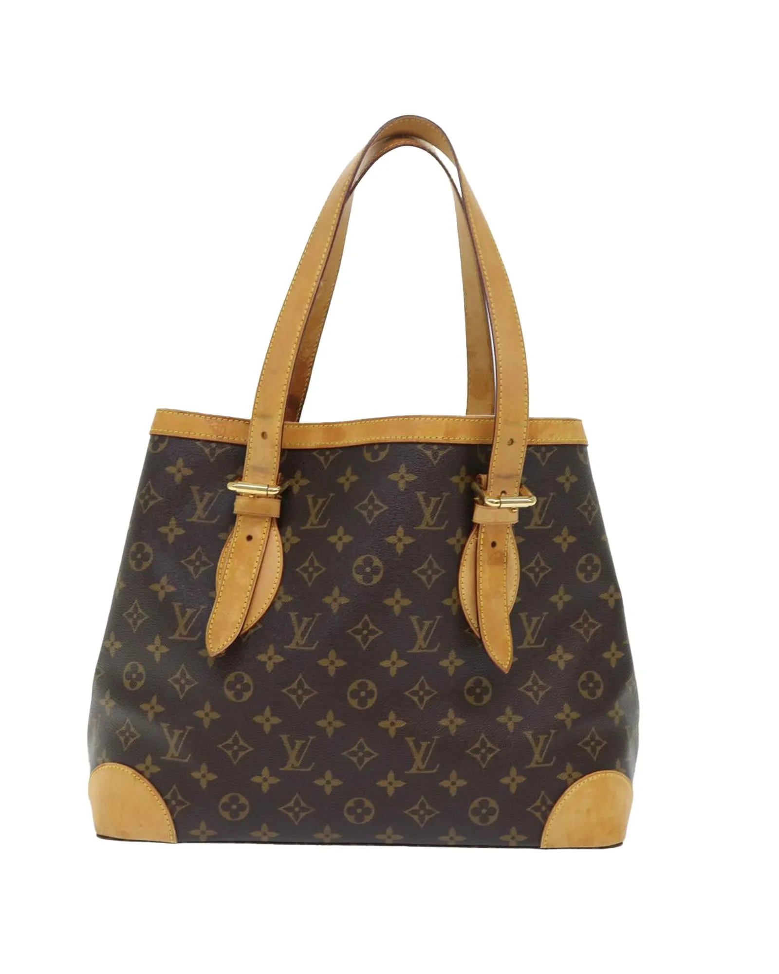 Monogram Hand Bag with Shoulder Strap - C Rank