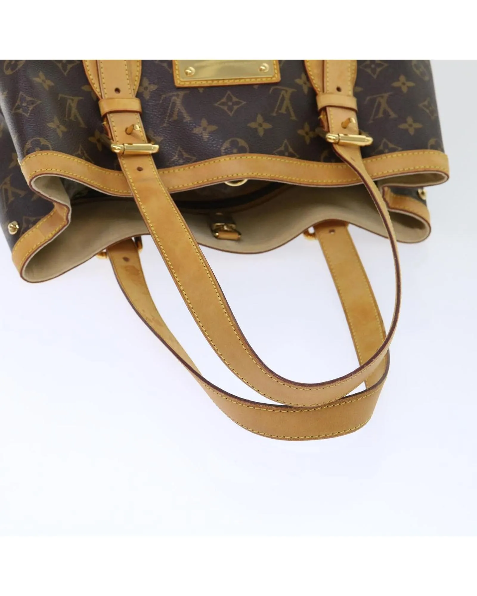 Monogram Hand Bag with Shoulder Strap - C Rank