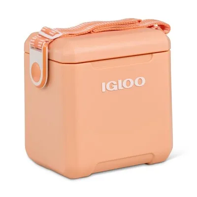 New - Igloo Tag Along Too 11qt Hard Sided Cooler - Apricot