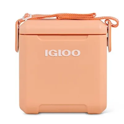 New - Igloo Tag Along Too 11qt Hard Sided Cooler - Apricot