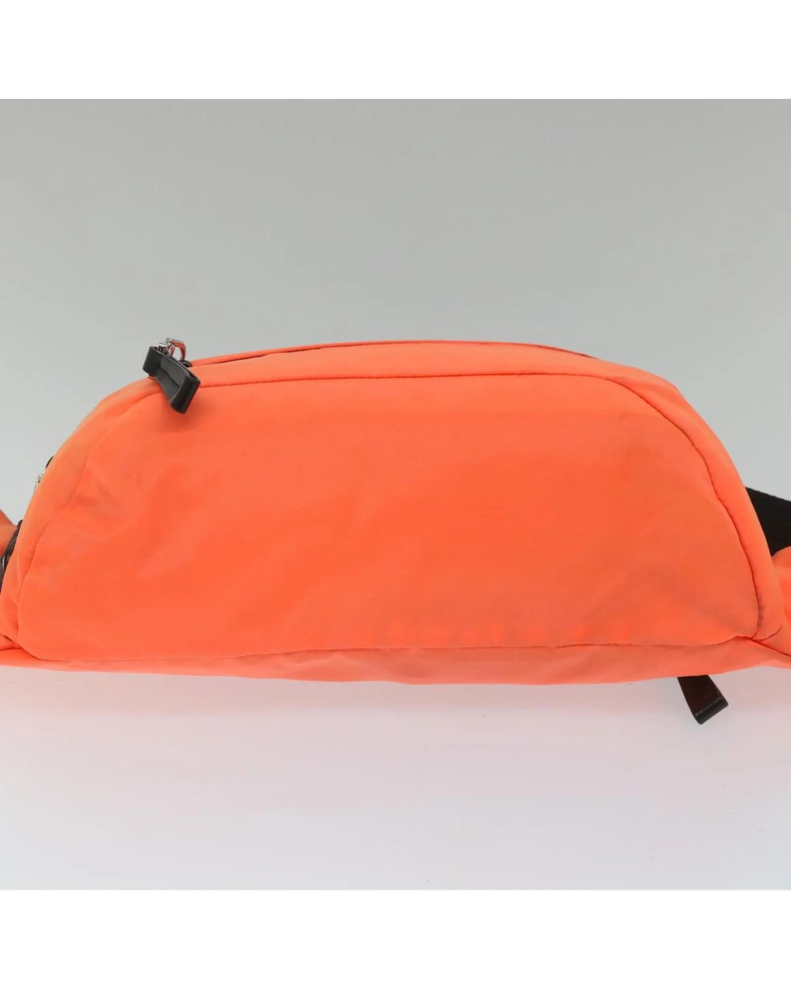 Orange Nylon Waist Bag by PRADA