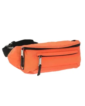 Orange Nylon Waist Bag by PRADA