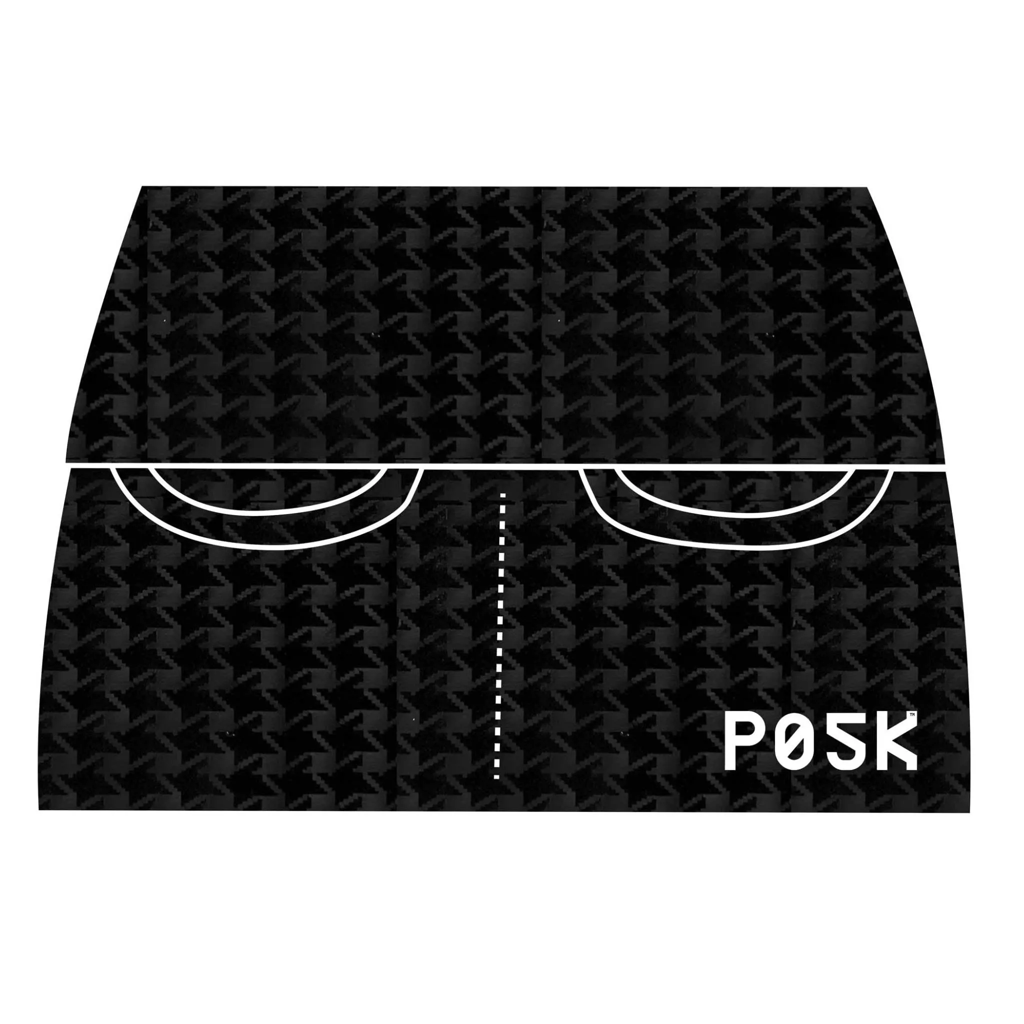 P05K™ | Flocked Houndstooth Utility Belt Skirt