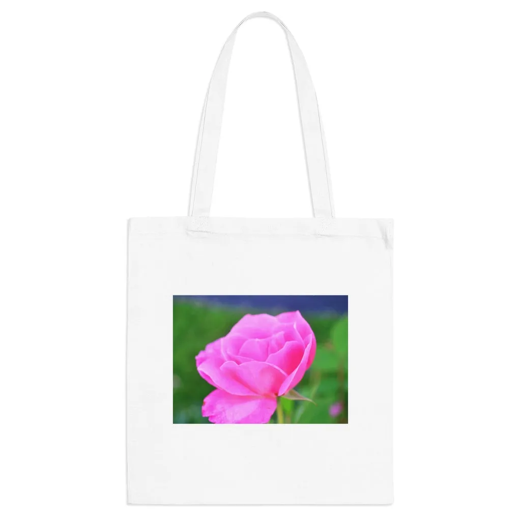 Pink Flower Tote Bag