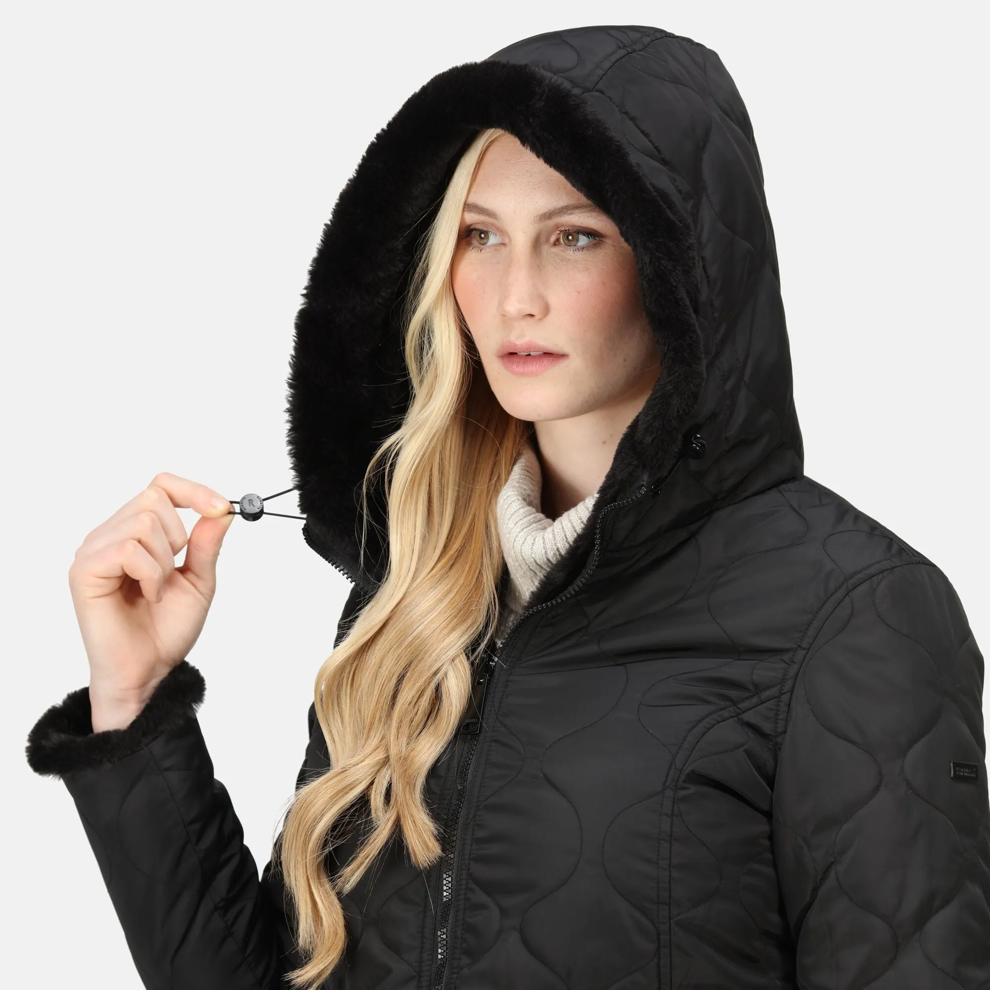 Regatta Women's Caileigh Reversible Parka Jacket - Black