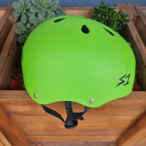 S1 Mini Lifer Helmet Green Matte - Certified