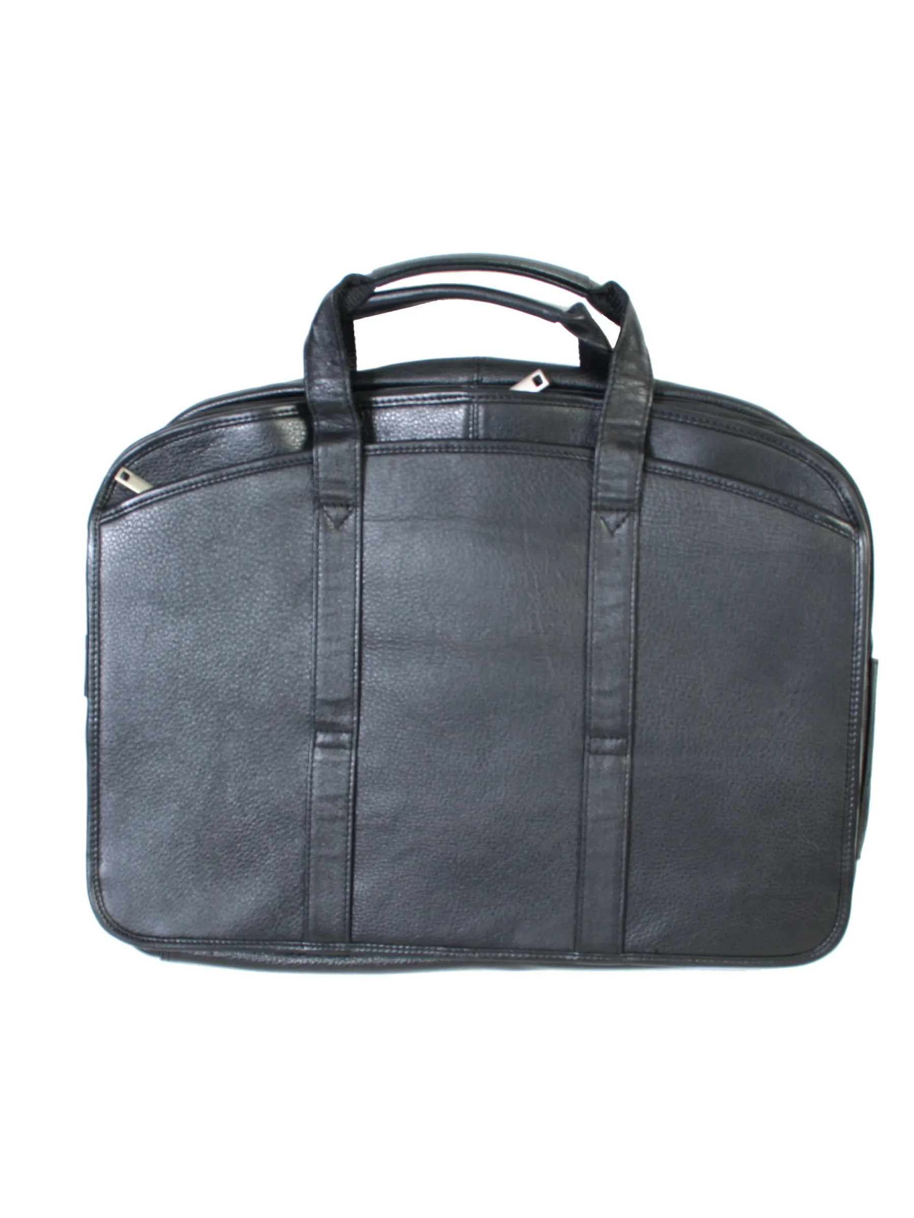 Scully Leather Soft Plonge Computer Workbag Black