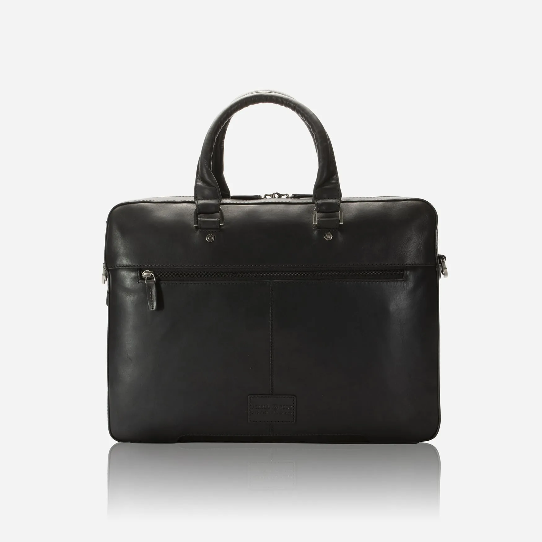 Slim Zip Top Briefcase