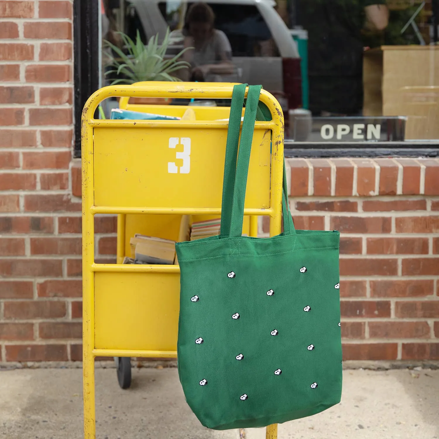 Snoopy Embroidered Tote Bag