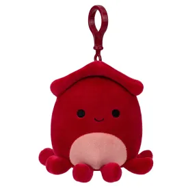 Squishmallows 3.5 Inch Plush Clip-On Altman The Squid