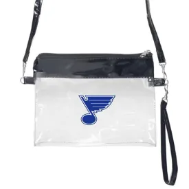 ST. LOUIS BLUES CLEAR CROSSBODY BAG