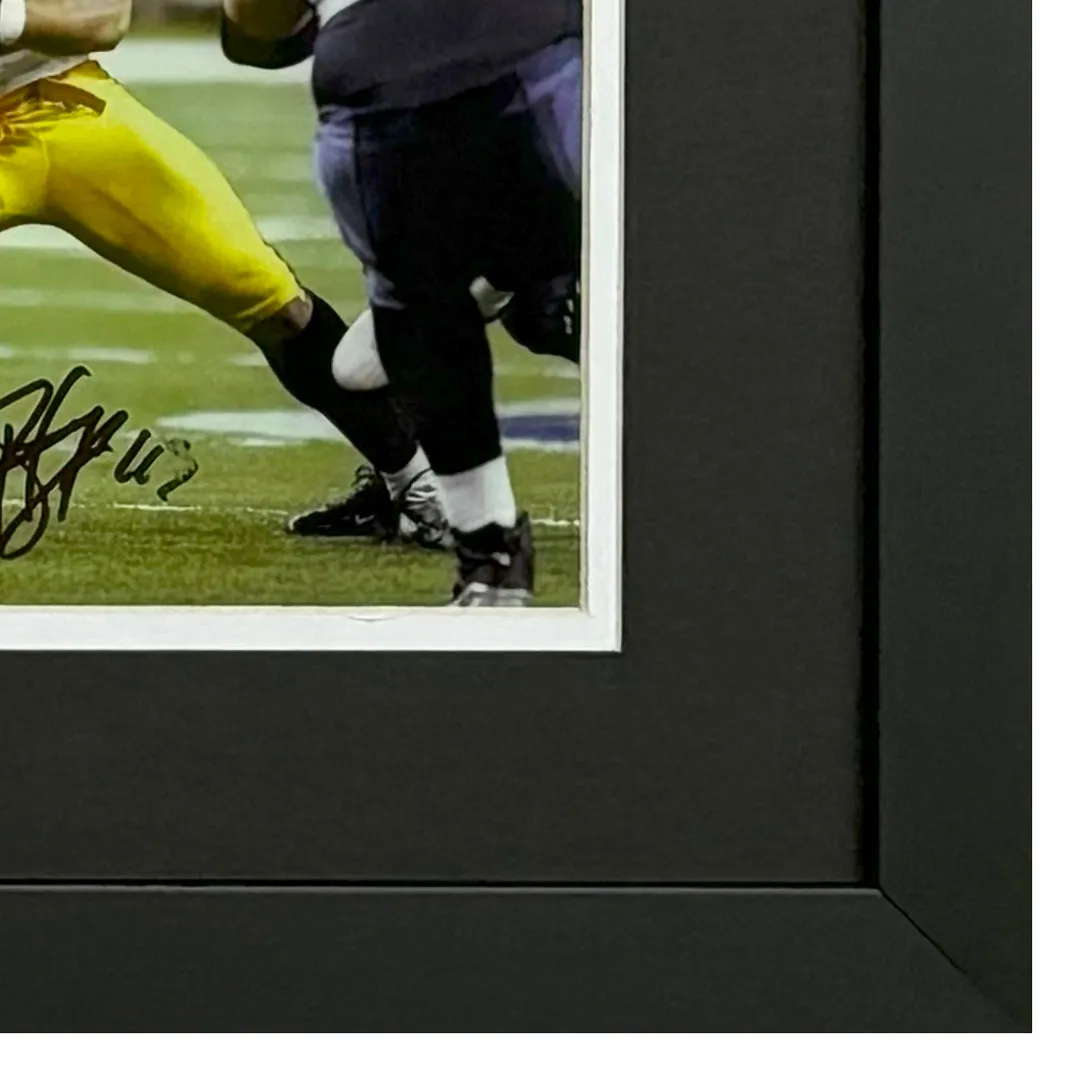 Troy Polomalu Signed Pittsburgh Steelers Framed 8x10 Photo